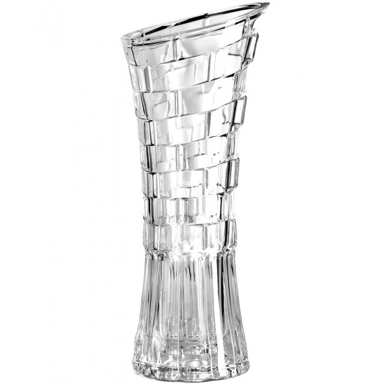 Vaso 29cm De Altura Por 11,5cm Diâmetro Em Vidro